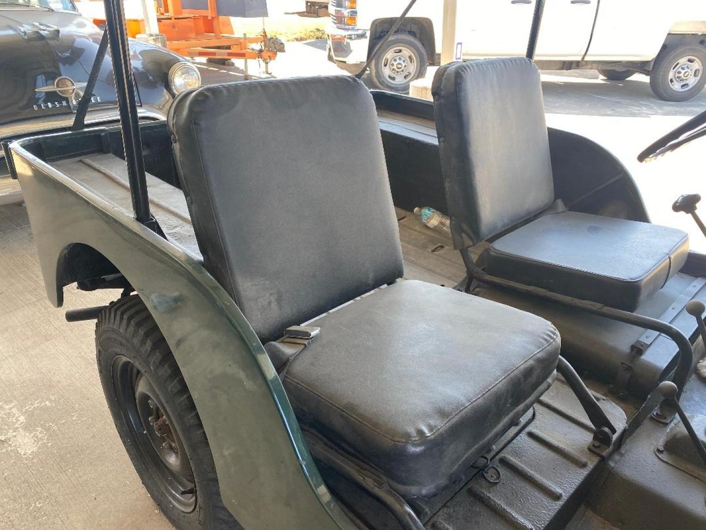 1949 Green /Black Jeep Willys (CJ3A26740) , located at 1687 Business 35 S, New Braunfels, TX, 78130, (830) 625-7159, 29.655487, -98.051491 - Photo#8